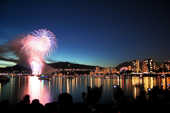 Vancouver fireworks schedule 2015