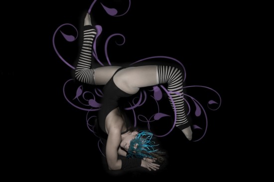 Contortionist Tamsin Linton performs with the High On Life Circus Friday Nov. 8 at Venue. Photo courtesy The Underground Circus.