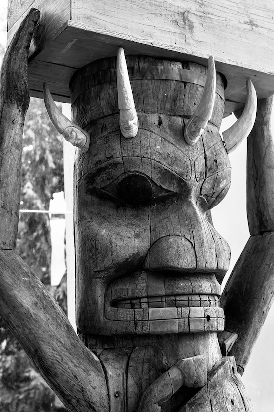 Aboriginal art will be on display at the Skwachays Lodge. Pictured here: a totem pole in the Museum of Anthropology at UBC. Photo credit: Hendl | Flickr