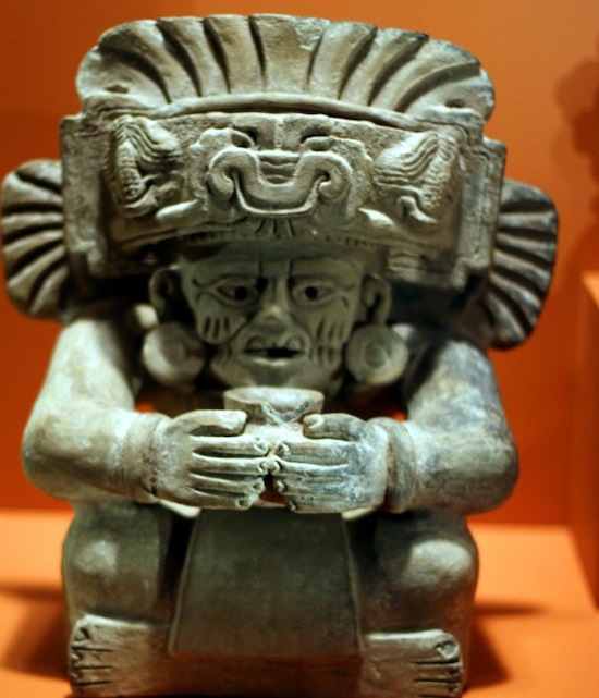 Fake versions of ancient Mexican urns (like the real one shown here) are on display in Surrey.  Photo credit: opacity | Flickr