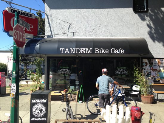 Get your gears cranked and your espresso pulled at Tandem Bike Cafe 