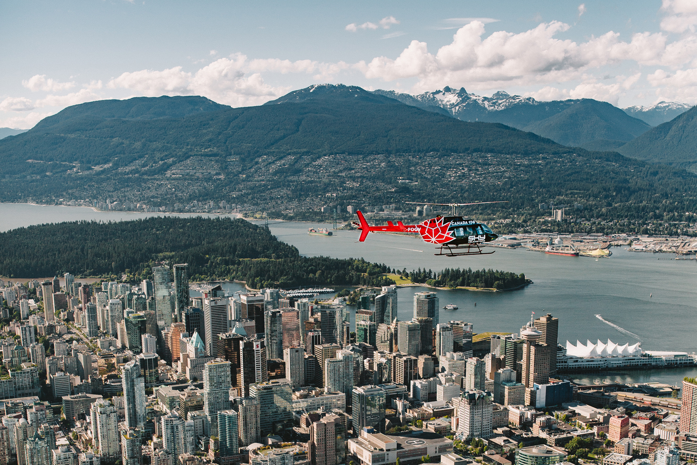 downtown vancouver helicopter tour