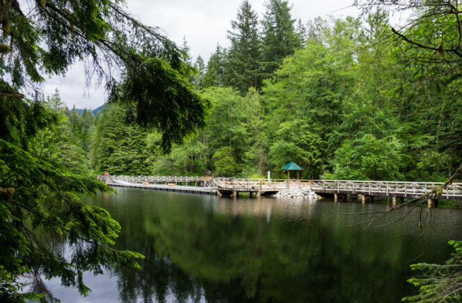 Rice Lake Trail in North Vancouver