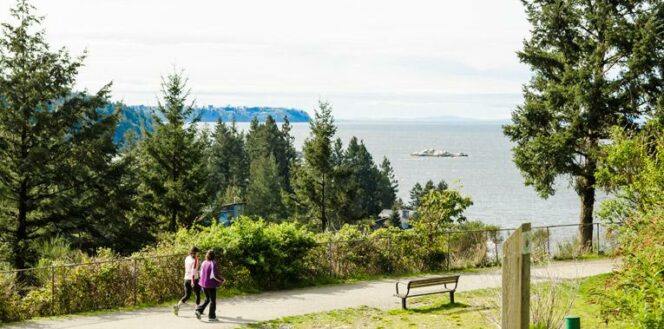 Seaview Walk Trail in West Vancouver