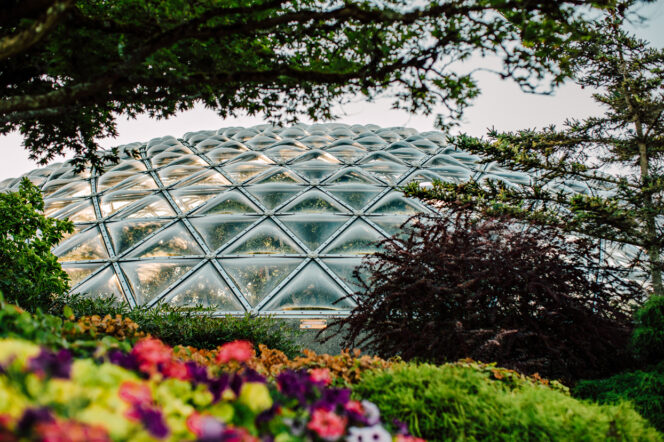 The exterior of the Bloedel Conservatory in Vancouver