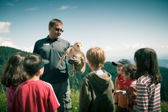 Owl talk at Grouse Mountain