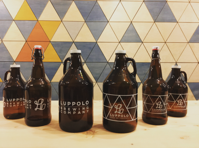 Growlers at Luppolo Brewing in East Vancouver