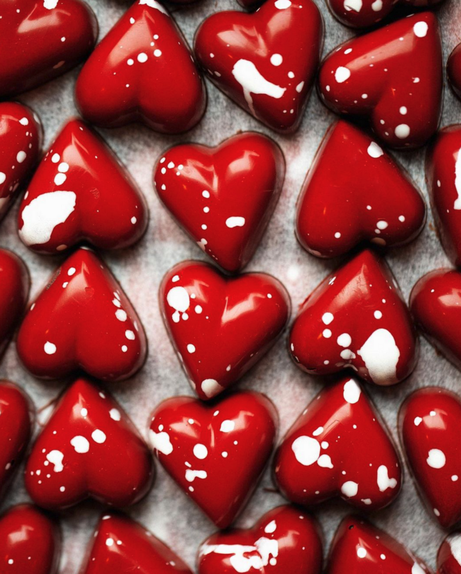 Heart-shaped Valentine's chocolates at West Vancouver's Temper Chocolate & Pastry