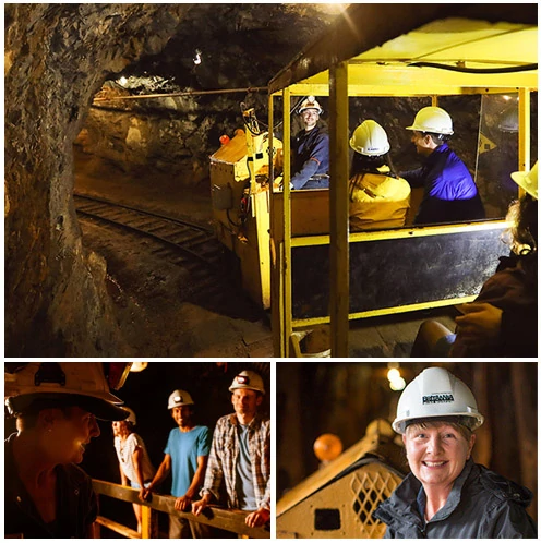 Underground tour at the Britannia Mine Museum