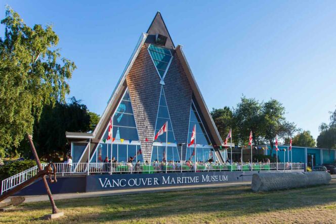 Exterior of the Vancouver Maritime Museum