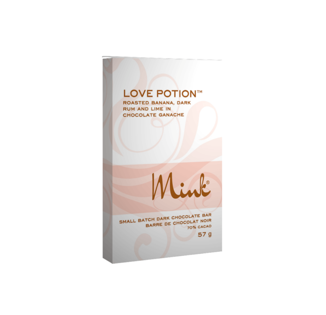 Love Potion Chocolate Bar from Mink Chocolates