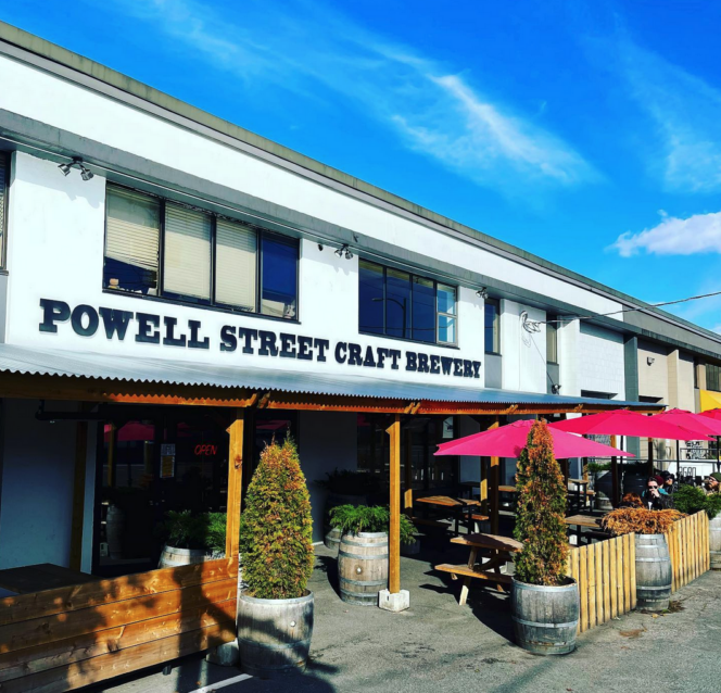The exterior of Powell Brewery in Vancouver