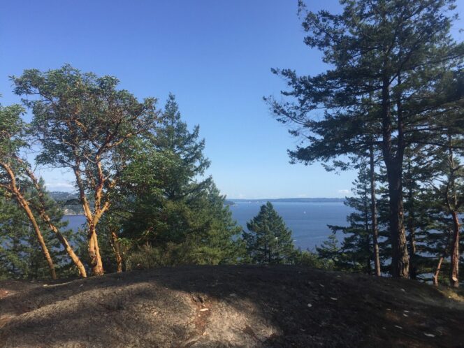 The view from Dorman Point on Bowen Island