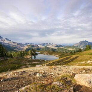 View of Elfin Lakes in Garibaldi Provincial Park