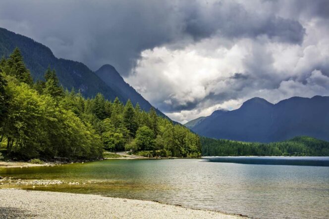 Alouette Lake in Golden Ears Provincial Park near Vancouver