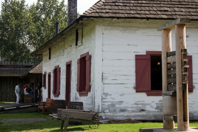 Heritage building at Fort Langley Historic Site