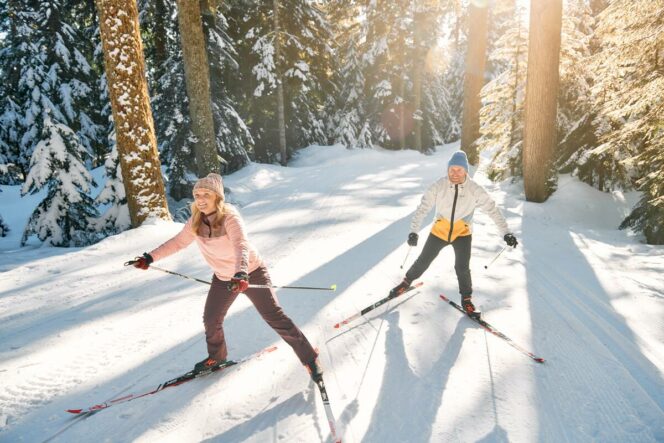 Cross-country skiing at Cypress Mountain