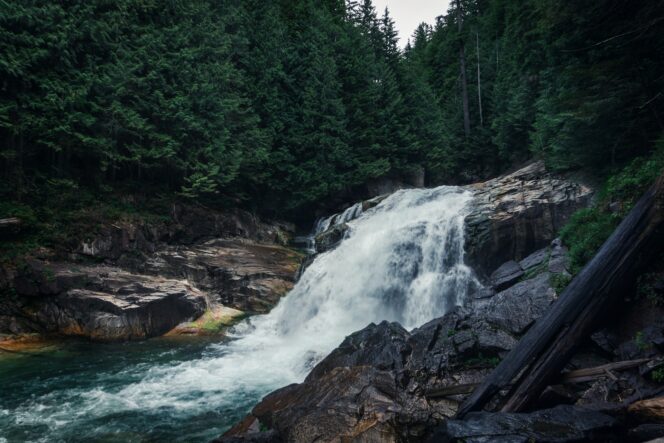 Lower Falls in Golden Ears Provincial Park