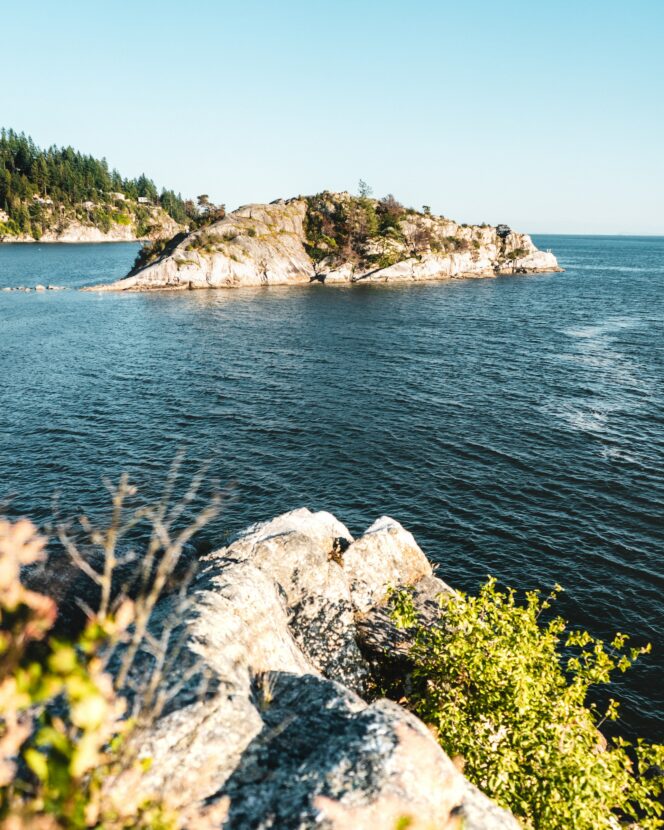 Looking across to Whyte Islet from a viewpoint in Whytecliff Park. Photo: Benjamin Hayward/Unplash