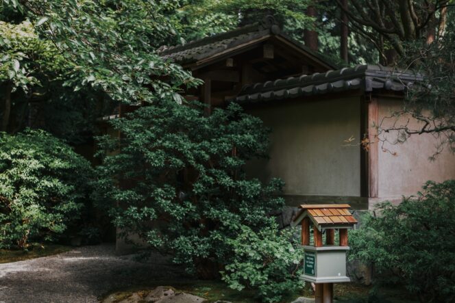 The tea house at Nitobe Memorial Garden at UBC in Vancouver