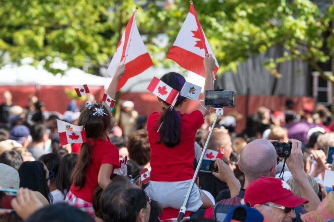 Canada Day celebrations in Vancouver