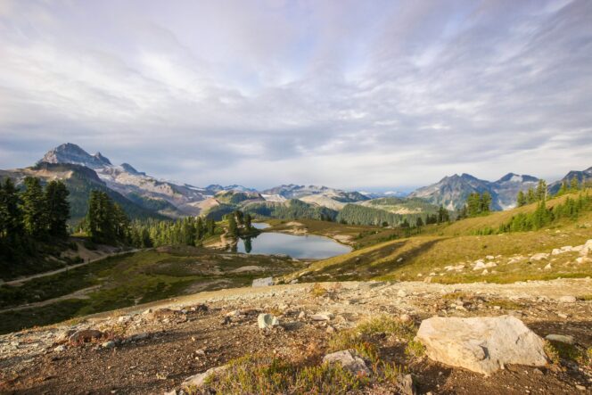 Mount Garibaldi and Elfin Lakes in Garibaldi Provincial Park