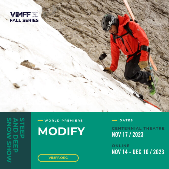 VIMFF Fall Series promo post for Modify film