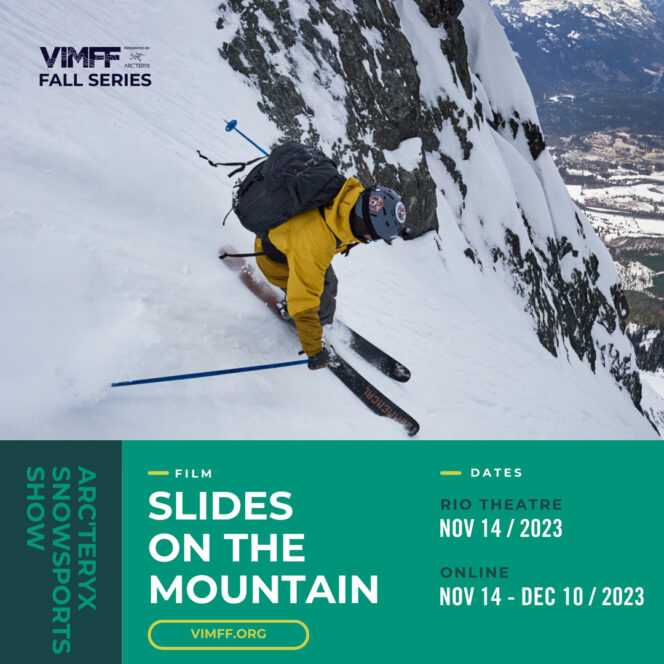 Slides on the Mountain VIMFF fall series promo poster