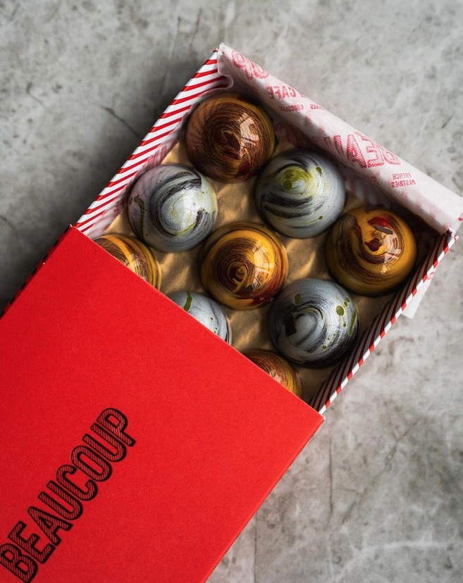 Nutcracker bonbons from Beaucoup Bakery in Vancouver
