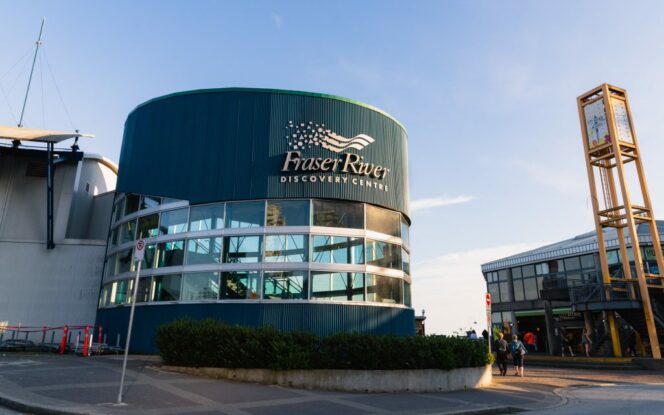 Exterior of the Fraser River Discovery Centre in New Westminster